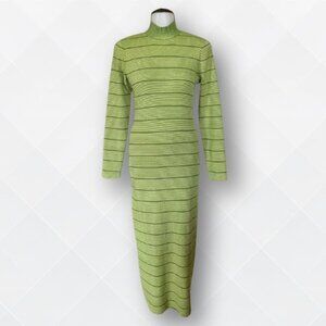 💚 House of Aama x Target Mock-Neck Midi Dress – Size XS – WDS-100031